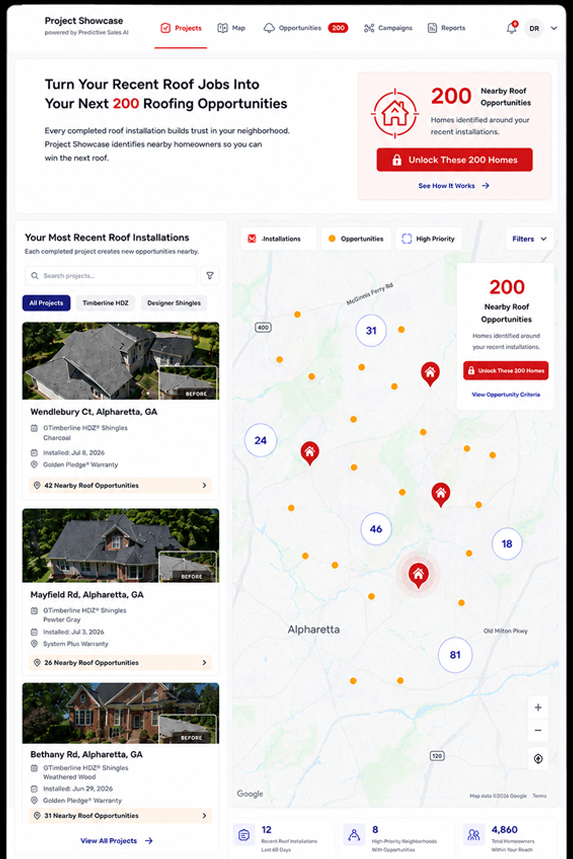 screenshot of platform