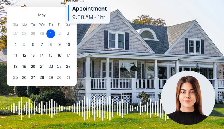 Online appointment booking calendar synced with Google and Outlook for home service contractors